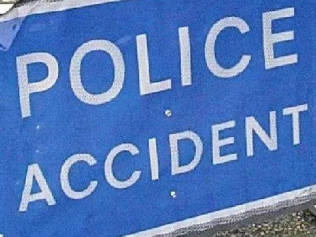 Police accident sign