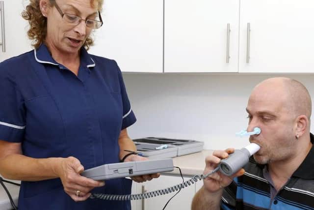 COPD makes breathing more difficult