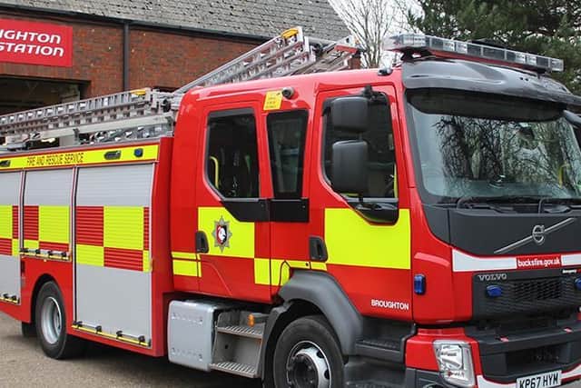 A Milton Keynes fire engine courtesy Buckinghamshire Fire & Rescue Service