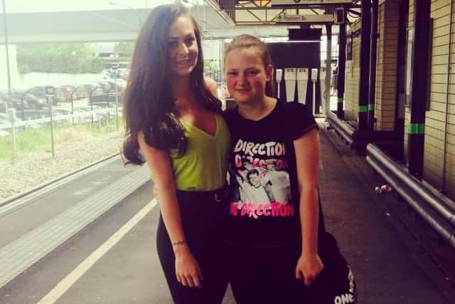 Jade with Leah in happier times