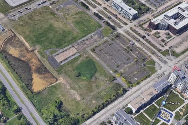 The site earmarked for the new university