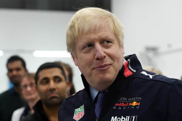Boris Johnson at Red Bull Racing