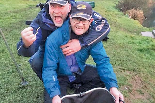 GARBOLINO mates Simon Fry and Lee Newsom with Lee's Alders' silvers net