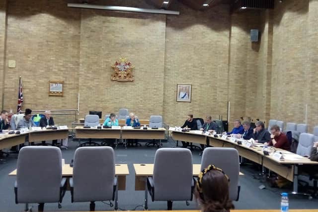 The regeneration scrutiny committee in action on Thursday