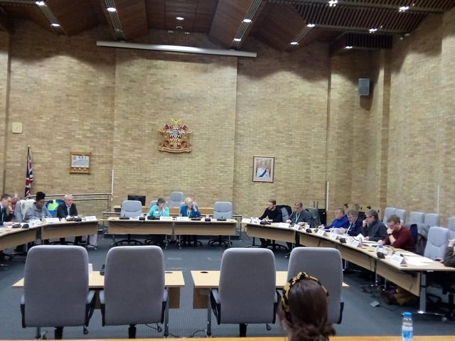 The regeneration scrutiny committee in action on Thursday