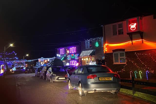 A quiet cul de sac in Milton Keynes has achieved global fame for its incredible display of Christmas lights.