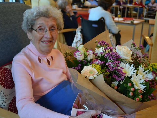 Connie Keeves at her party
