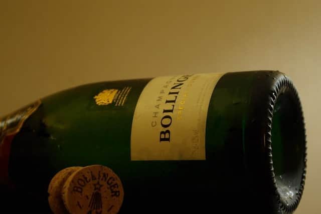 A bottle of Bollinger