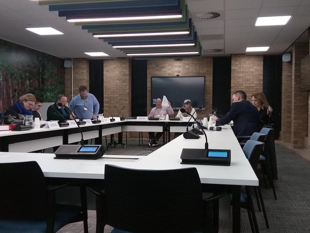 Tuesday's meeting of the budget and resources scrutiny committee