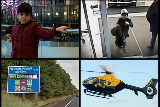 Aadil went missing at the services in MK and sparked a huge nine-hour hunt