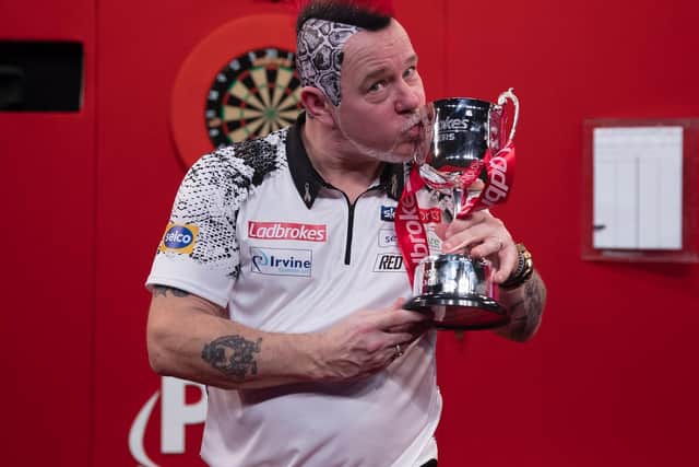 Wright adds the masters to his World Championship. Pic: Lawrence Lustig/PDC