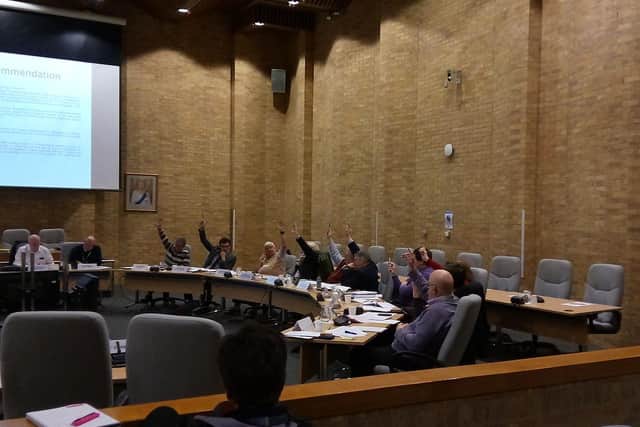 The moment councillors voted to reject the Caldecotte plan