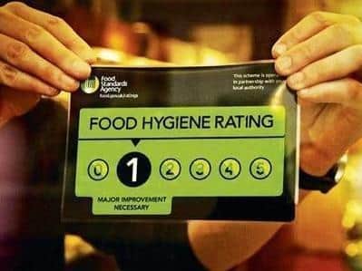 1 Star Food Hygiene rating