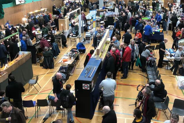 The hall was packed