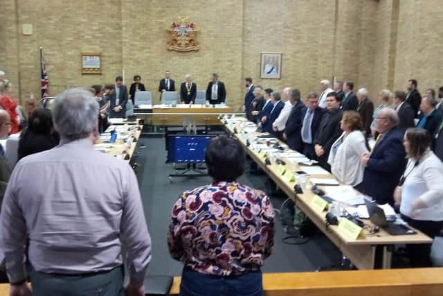Wednesday's meeting of the full council rises for mayor Sam Crooks