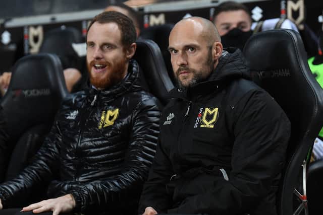 Harley has been on the bench alongside Luke Williams, Russell Martin and Dean Thornton since November