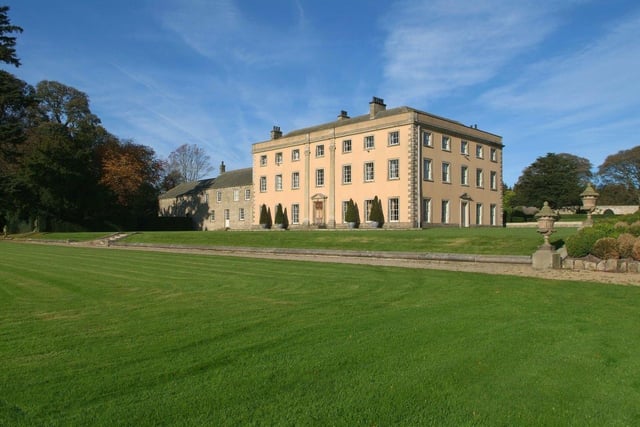 The exterior of the Seabright-Saunders’ Estate is the Sawley Hall Estate near Ripon.