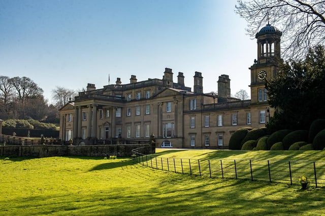 Beautiful Broughton Hall, near Skipton, is Mrs Pumphrey's grand residence.