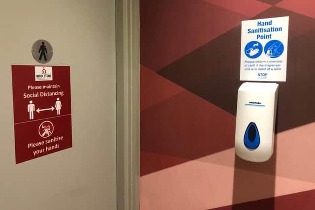 There will be an influx of sanitiser stations dotted around the restaurant