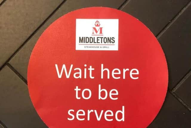 The restaurant is ensuring the customers safety is paramount