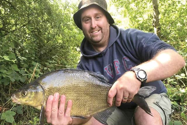 MIKE Palmer's first ever fish  near 6lb Tear Drops bream