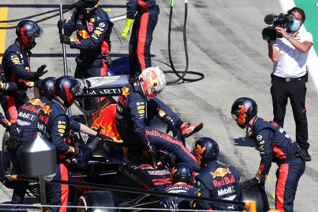 Max Verstappen retired early on after a car failure