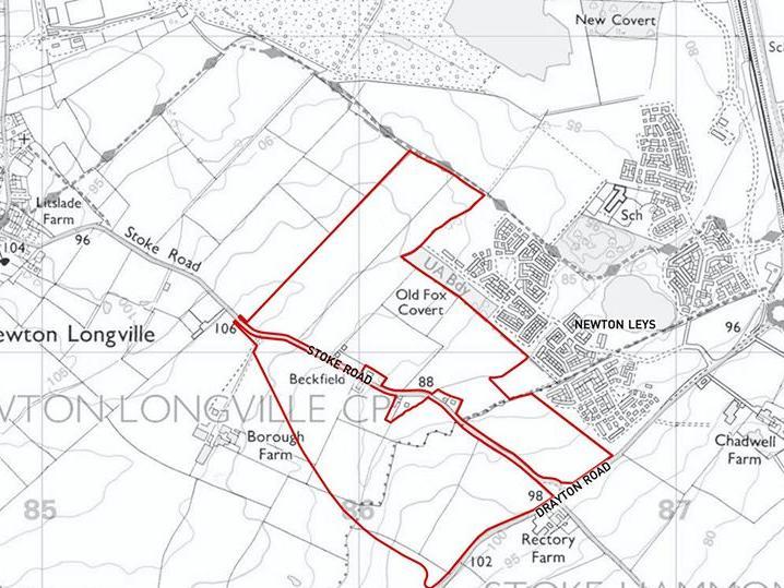 Plans revealed to build 1,100 new homes next to estate in Milton Keynes