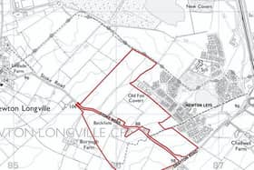 The proposed development area