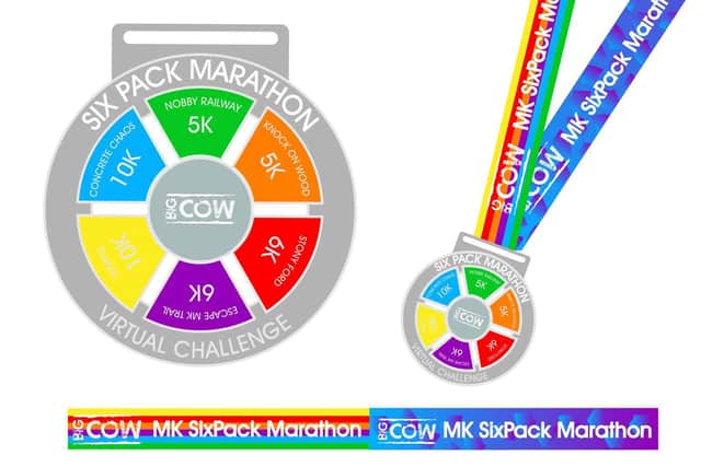 The virtual marathon medals