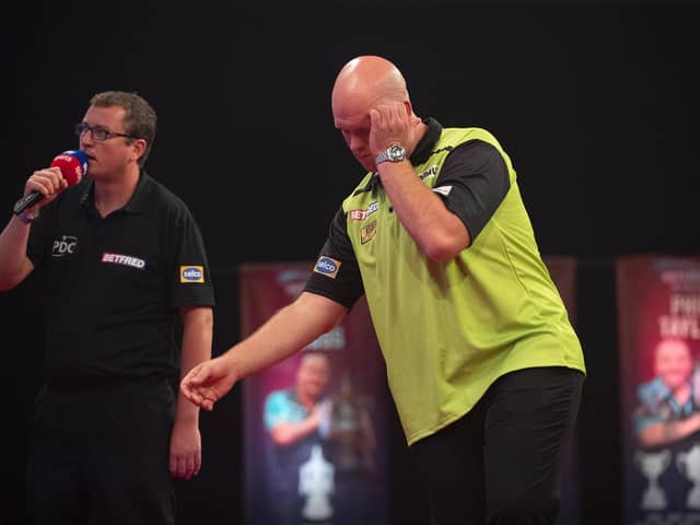 Michael Van Gerwin.  Pic: PDC