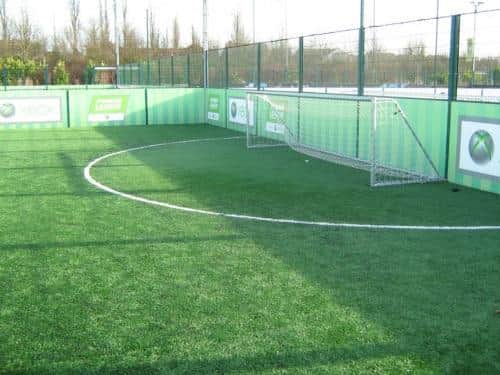 The Powerleague pitch in MK