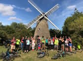 A pre-Covid open day at Bradwell windmill