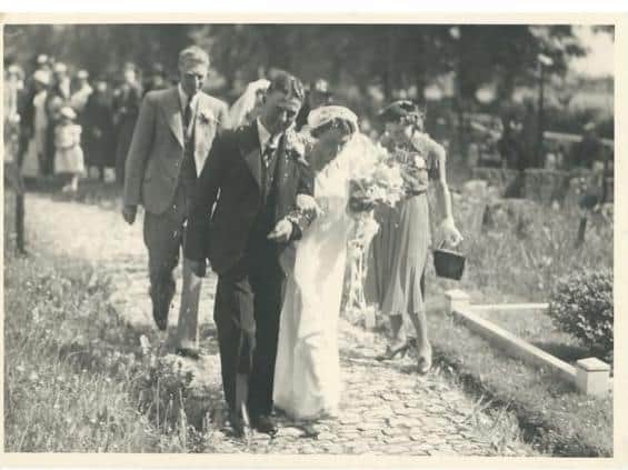 George and Hilda on their wedding day in May 1940