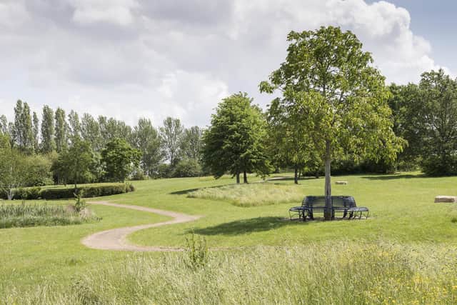 Campbell Park in Milton Keynes (C) Historic England Archive