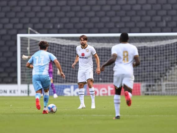Russell Martin in action for MK Dons