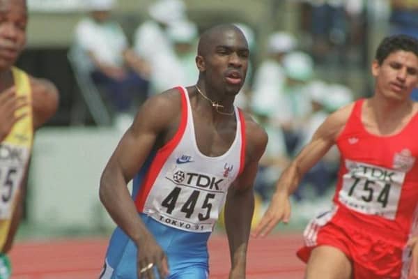 Derek during his Olympian days