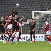 MK Dons taking on Arsenal at Stadium MK