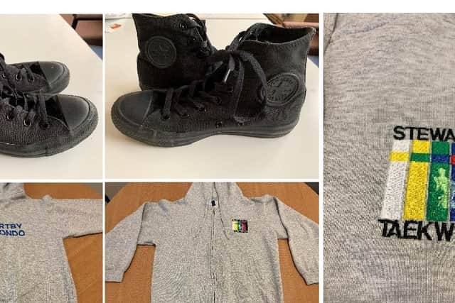 These are the clothes Leah was wearing when she vanished. None of the items has  ever been found.
