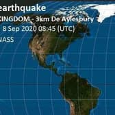 The earthquake hit at 8.45am today (Tuesday, September 8)