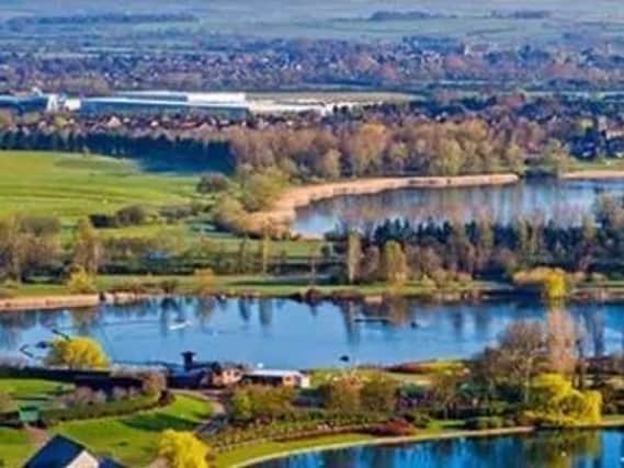 Willen Lake's water levels have dropped due to a faulty valve