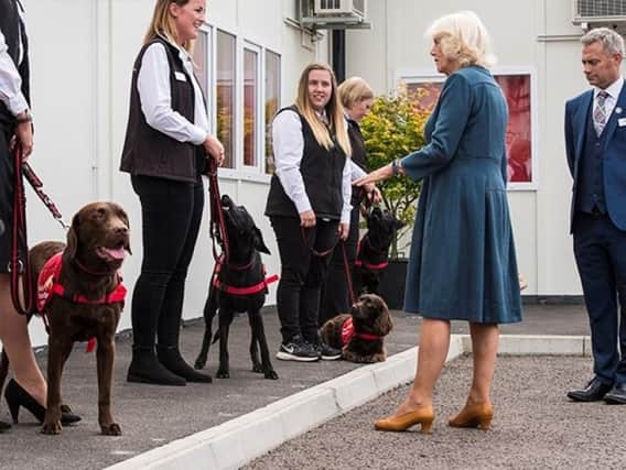 The Duchess of Cornwall visited the Milton Keynes training centre on Wednesday (September 9)