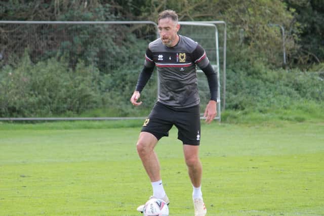 Richard Keogh in training