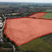The Olney site where the 250 homes will be built