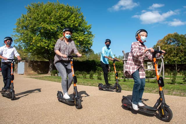 The Spin e-scooters in MK