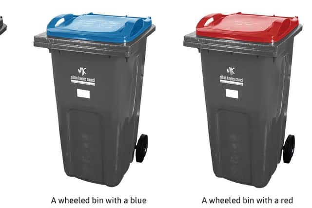 Here's what the bins will look like. Photo: MK Council