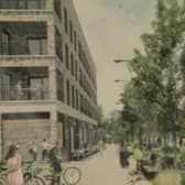 An artist's impression of new homes on the Lakes Estate