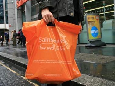 Sainsbury's shopping bags on sale