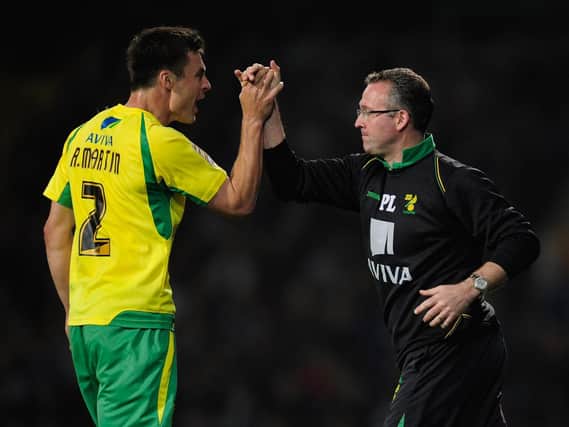 Russell Martin and Paul Lambert during their Norwich days