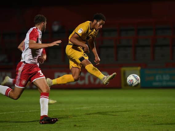 Sam Nombe bagged a brace against Stevenage last season