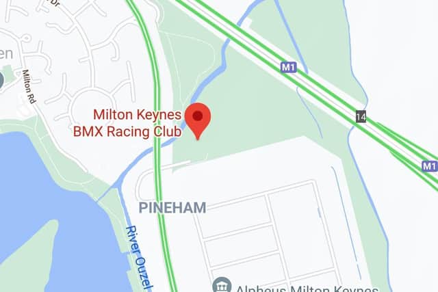 Pineham BMX Track. Photo: Google Maps
